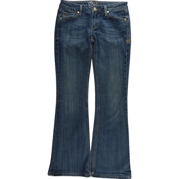 Miss Me Flare Leg Jeans Women's 27 Stretch A672 - Picture 1 of 4